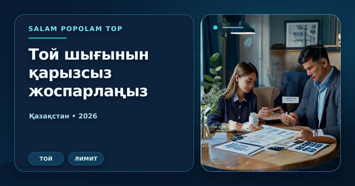 Иллюстрация Салам Пополам Топ: Финансовые решения перед тоем или кудалыком: как не брать кредит «на эмоциях»
