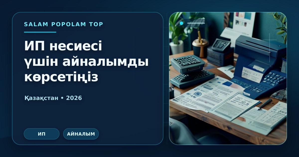 Иллюстрация Salam Popolam Top: Фрилансер получает деньги на Kaspi: как не создать себе налоговую проблему