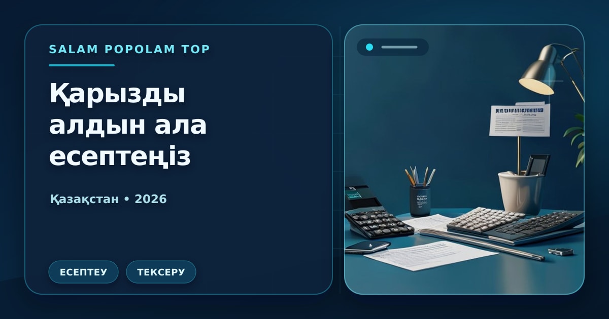 Иллюстрация Салам Пополам Топ: Кредитные карты Казахстана: почему льготный период не спасает от переплаты