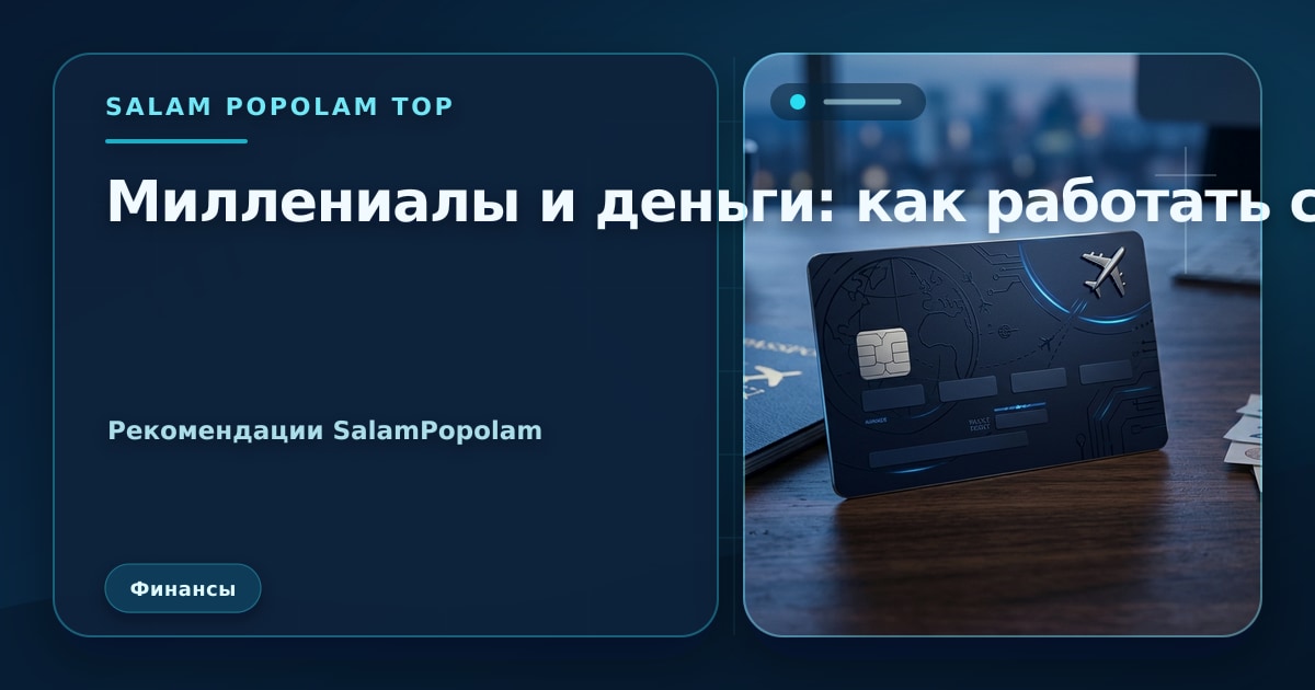 Иллюстрация Салам Пополам Топ: Миллениалы и деньги: как работать с кредитом без зависимости