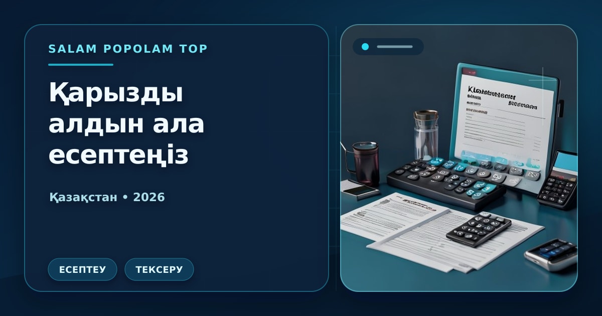 Иллюстрация Salam Popolam Top: Почему банки Казахстана ужесточают скоринг: что видят БВУ кроме зарплаты