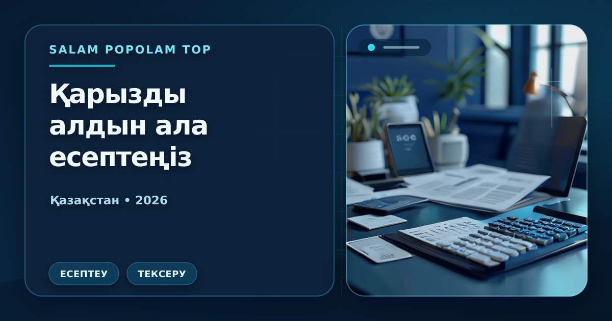 Иллюстрация Salam Popolam Top: Семья копит на первый взнос: депозит, Отбасы или досрочное закрытие кредита