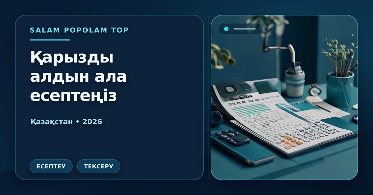 Иллюстрация Салам Пополам Топ: Семья планирует отпуск по Казахстану: карта, наличные, кредитка и резерв