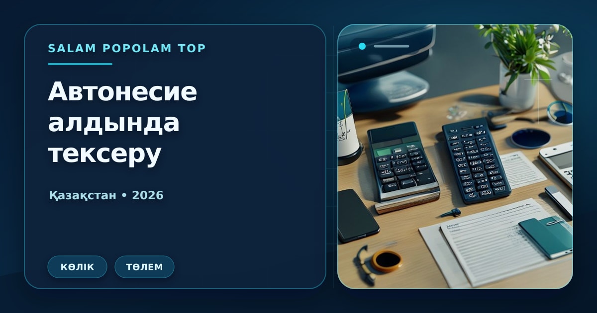 Иллюстрация Salam Popolam Top: Вторичный автомобиль в залоге: как проверить до перевода денег