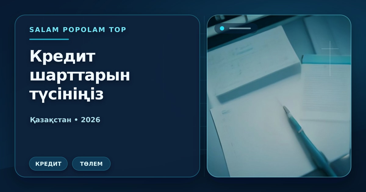 Редакционная обложка Салам Пополам Топ: Как получить отсрочку (каникулы) по кредиту: пошаговая инструкция 2026