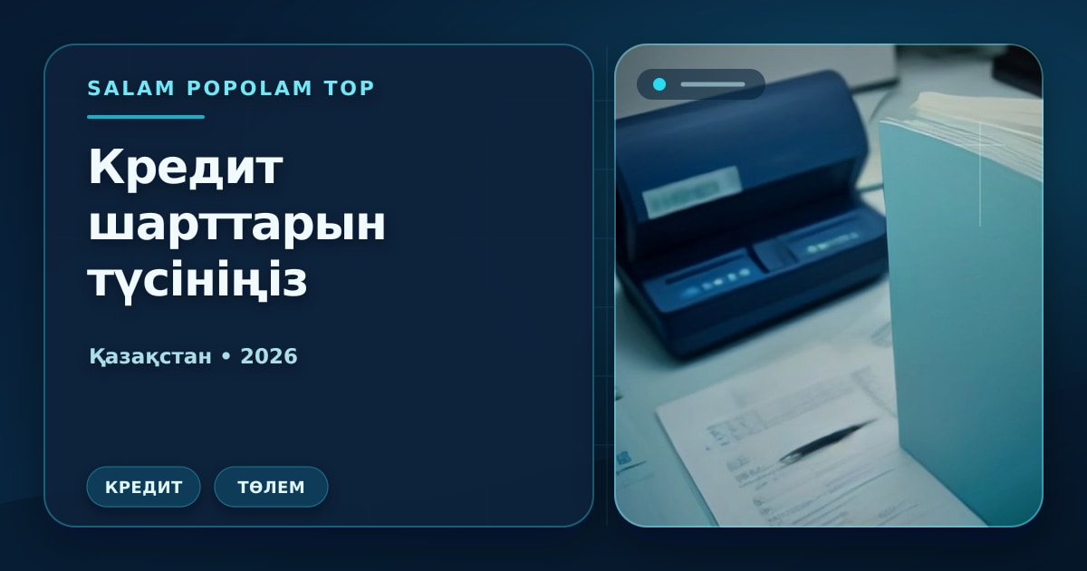 Редакционная обложка Салам Пополам Топ: Как закрыть кредит досрочно без штрафов: чек-лист на 2026 год