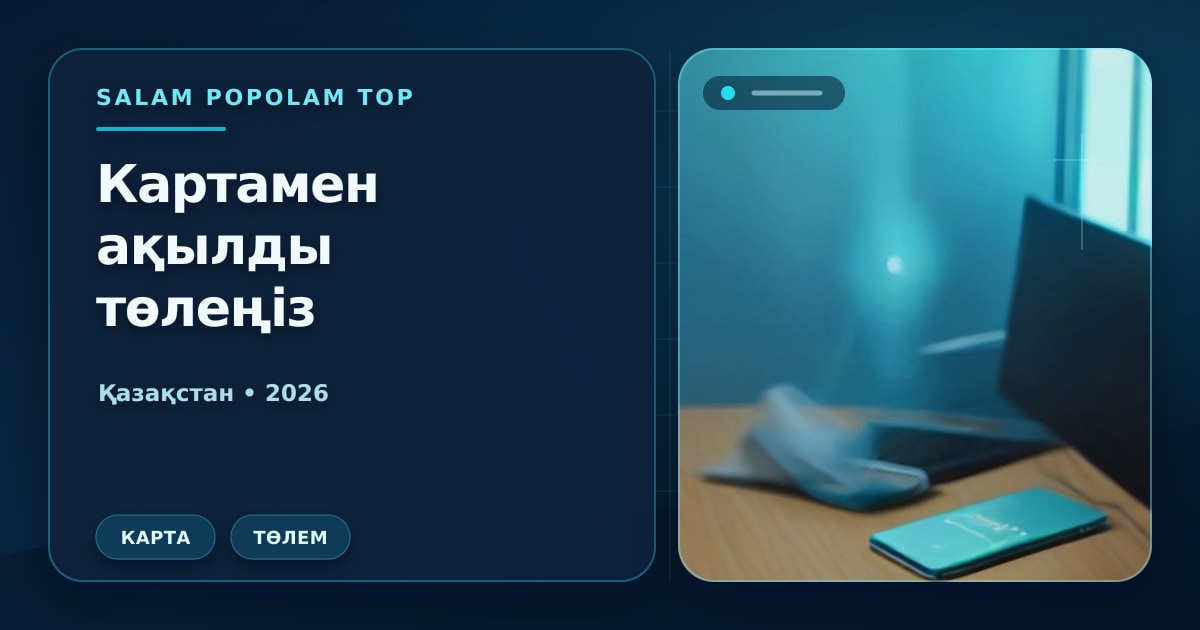 Редакционная обложка Салам Пополам Топ: Как открыть мультивалютную карту в 2026 году — тенге, доллар и рубль на одном пластике