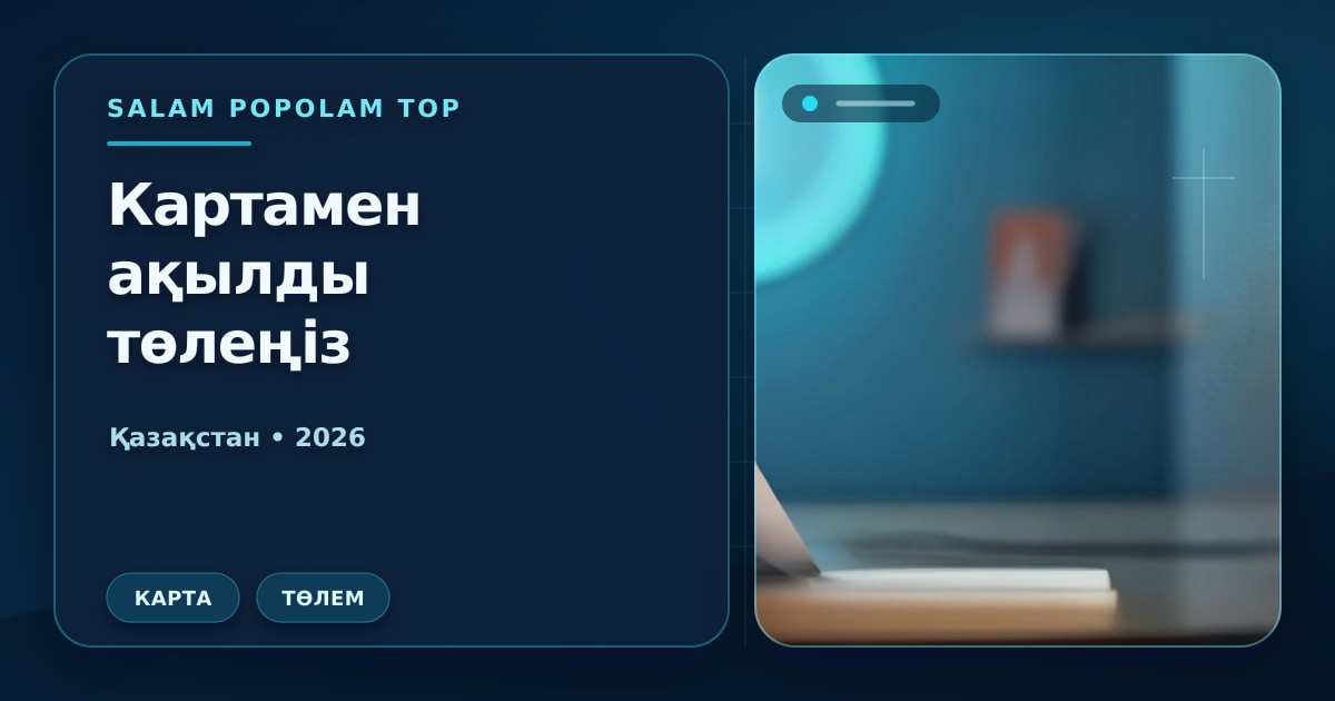 Редакционная обложка Салам Пополам Топ: Как выбрать дебетовую карту в 2026 году: кэшбэк, обслуживание, Kaspi vs Freedom