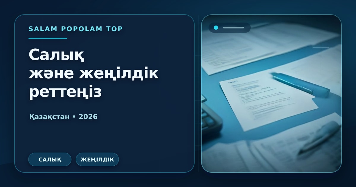 Редакционная обложка Салам Пополам Топ: Как получить пособие по потере работы в Казахстане 2026: Соцкодекс, ст. 118