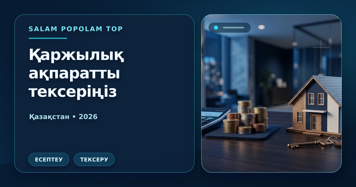 Иллюстрация Салам Пополам Топ: Қаржылық ақпаратты тексеріңіз