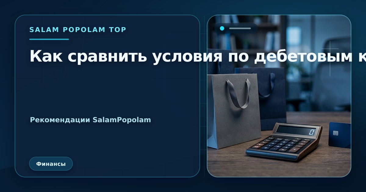 Иллюстрация SalamPopolam: Как сравнить условия по дебетовым картам РК: комиссии и лимиты