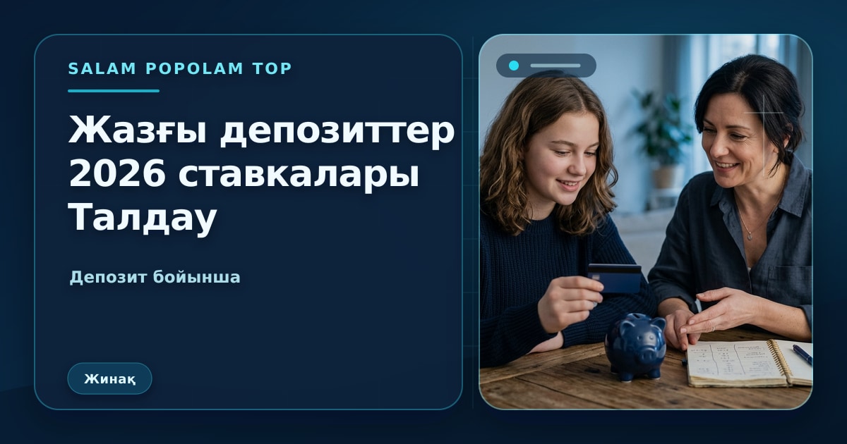 SalamPopolam: Тенгедегі депозит ставкаларын талдау