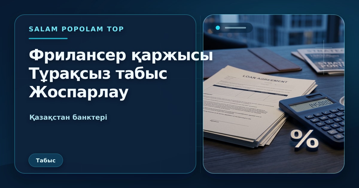 SalamPopolam: Фрилансер қаржысы ретсіз табысты