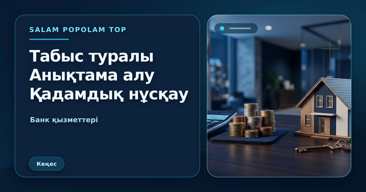SalamPopolam: Табыс туралы анықтама алу