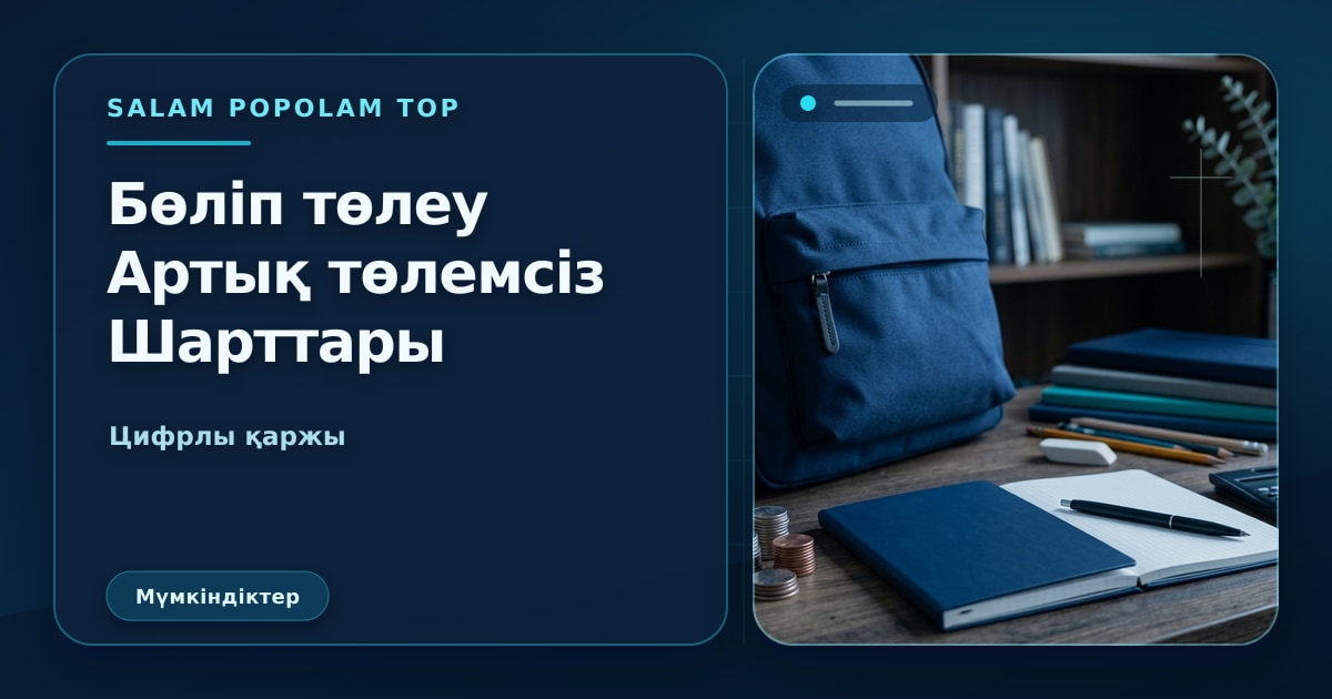 SalamPopolam: Маркетплейстерде рассрочканы қолдану