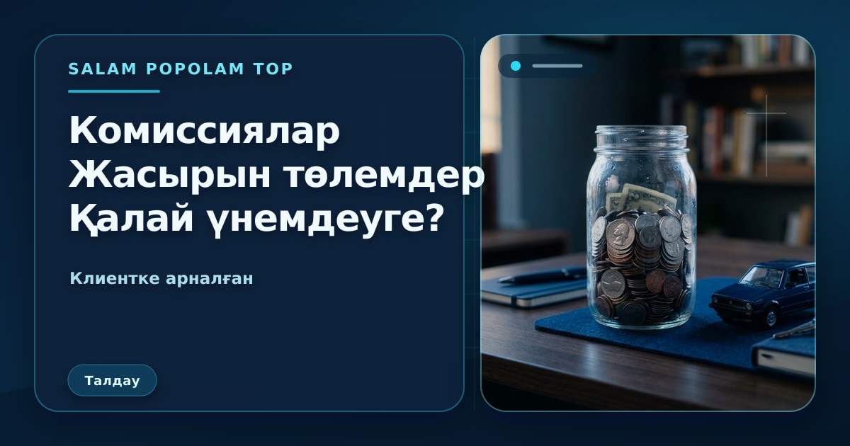 SalamPopolam: Кредит картасын қарызсыз жабу