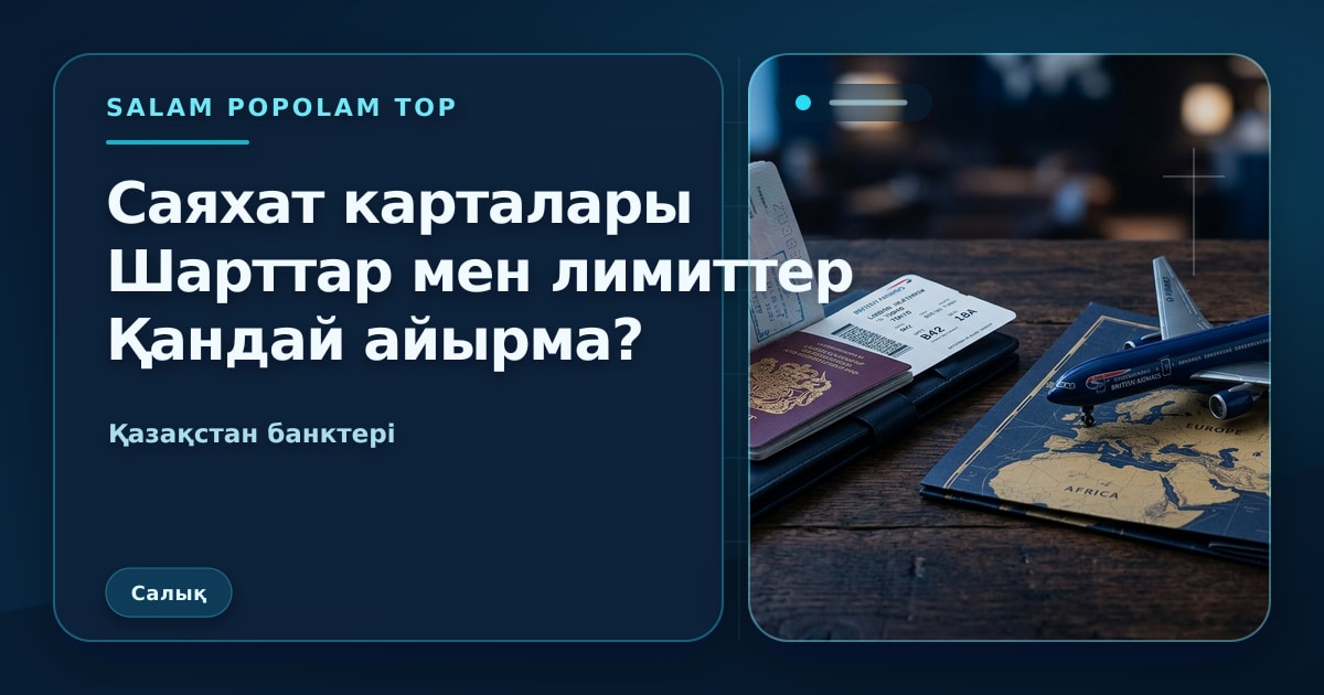 SalamPopolam: Көп валюталық карталар шетелге саяхатта
